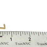 14K Yellow Gold L Initial Pendant 66121 - Image 7