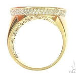 14K Yellow Gold Memorial Photo Ring 65760 - Image 5