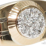 14K Yellow Gold Men's Diamond Ring 64641 - Image 3