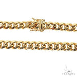 14K Yellow Gold Miami Cuban Hollow 18 Inches 7.5mm 68404 - Image 4