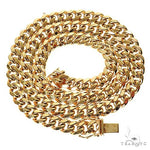 14K Yellow Gold Miami Cuban Hollow 7.5mm 20 Inches  68403 - Image 3