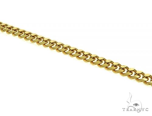 14K Yellow Gold Miami Cuban Link Bracelet 8 Inches 2.6mm   66036 - Image 3