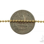 14K Yellow Gold Moon Cut Link Chain 22 Inches 2mm   66032 - Image 5