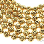 14k Yellow Gold Moon Cut Link Chain 24 Inches 2mm 66033 - Image 4