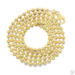 14K Yellow Gold Moon Cut Link Chain 26 Inches 2.9mm   65883 - Image 5