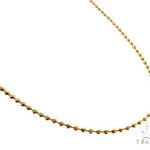14K Yellow Gold Moon Cut Link Chain 26 Inches 3.5mm   65179 - Image 2