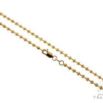 14K Yellow Gold Moon Cut Link Chain 28 Inches 3.5mm   65885 - Image 1