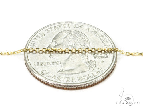 14K Yellow Gold Necklace 37505 - Image 4