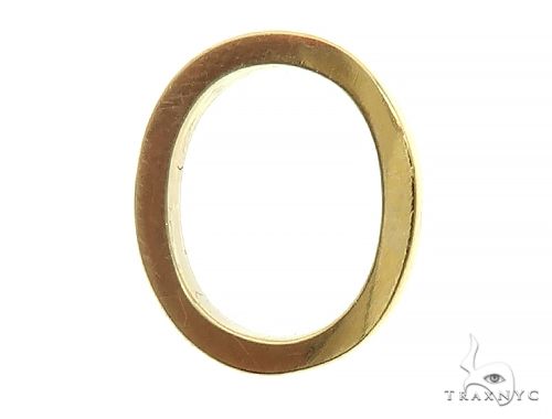 14K Yellow Gold O Initial Pendant 66120 - Image 1