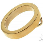 14K Yellow Gold O Initial Pendant 66120 - Image 2