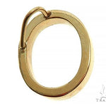 14K Yellow Gold O Initial Pendant 66120 - Image 3
