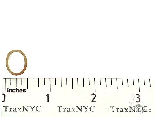 14K Yellow Gold O Initial Pendant 66120 - Image 6