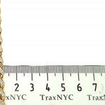 14K Yellow Gold One Row Diamond Cuban Link Bracelet 65944 - Image 7