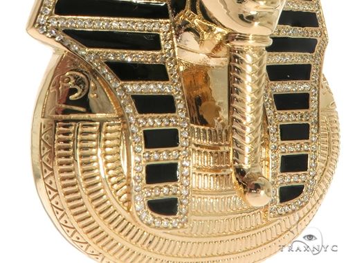 Diamond Pharaoh King Tut Pendant 63238 - Image 5
