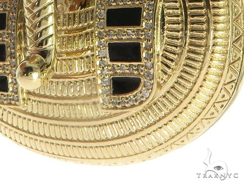 Diamond Pharaoh King Tut Pendant 63238 - Image 7