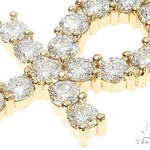 14K Yellow Gold Prong Diamond Ankh Cross 65285 - Image 4