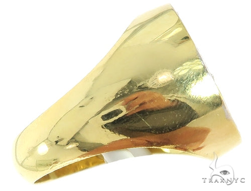 14K Yellow Gold Prong Diamond Band 56967 - Image 4