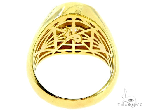 14K Yellow Gold Prong Diamond Band 56967 - Image 5