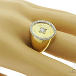 14K Yellow Gold Prong Diamond Band 56967 - Image 8