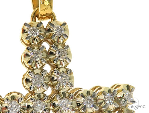 14K Yellow Toni Cross Crucifix 57671 - Image 3