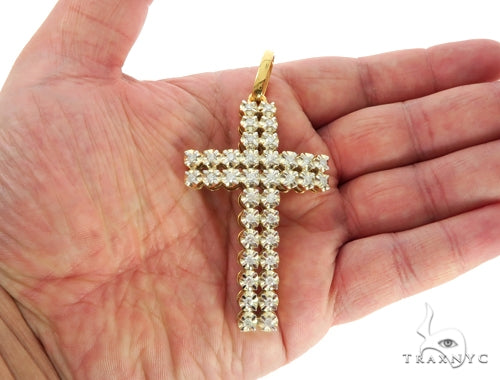 14K Yellow Toni Cross Crucifix 57671 - Image 5