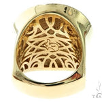 14K Yellow Gold Prong Diamond Custom Made TraxNYCs Templar Ring Knights Crusader Masonic 63117 - Image 6