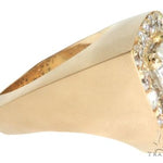 14K Yellow Gold Prong Diamond Trillion Cut Ring 61790 - Image 4