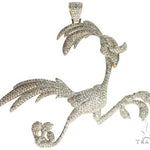 14K Yellow Gold Running Bird Pendant 63090 - Image 1