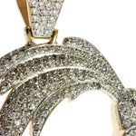 14K Yellow Gold Running Bird Pendant 63090 - Image 5