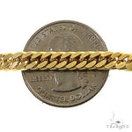 14K Yellow Gold Solid Double Curb Link Bracelet 8 Inches 5.4mm   68585 - Image 4