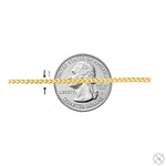 14K Yellow Gold Solid Franco  16 Inches 2mm 70736 - Image 4
