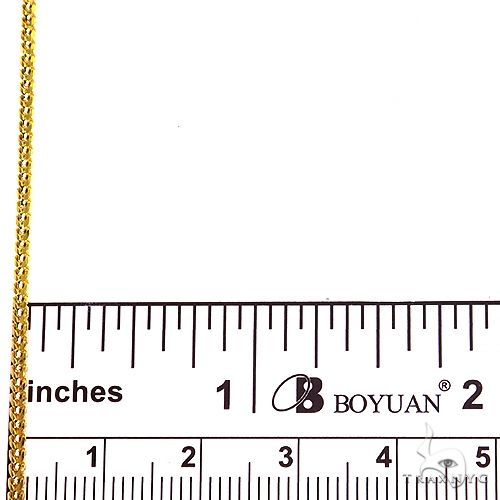 14K Yellow Gold Solid Franco 2.2mm   20 Inches  67682 - Image 4