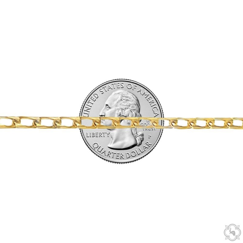 14K Yellow Gold Solid Franco Chain 24 Inches 3.5mm 67958 - Image 4