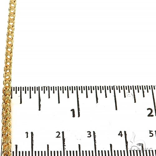 14K Yellow Gold Solid Franco Chain 26 Inches 2.6mm   67956 - Image 5
