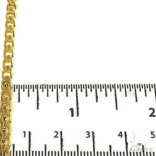 14k Yellow Gold Solid Franco Chain 26 Inches 3.8 mm 67959 - Image 5