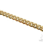 14K Yellow Gold Solid Miami Cuban Link Bracelet 8.5 Inches 6 mm   65590 - Image 2