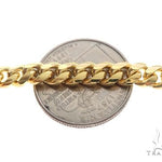 14K Yellow Gold Solid Miami Cuban Link Bracelet 8.5 Inches 6 mm   65590 - Image 4