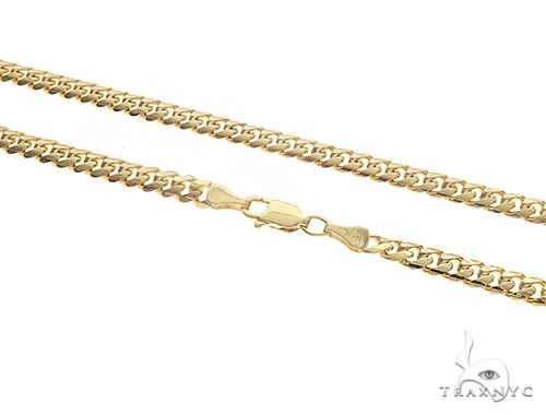 14K Yellow Gold Solid Miami Cuban Link  26 Inches 4mm 65920 - Image 2