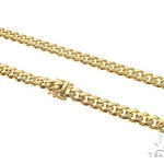 14K Yellow Gold Solid Miami Cuban Link Chain 26 Inches 6mm 65903 - Image 2