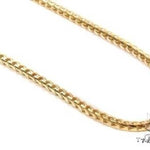 14K Yellow Gold Solid Thin Franco Link Chain 20 Inches 1.6mm   67976 - Image 1
