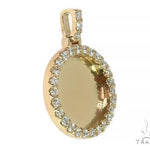 14K Yellow Gold Sweet Memories Collection Mini Diamond Photo Pendant 66261 - Image 2