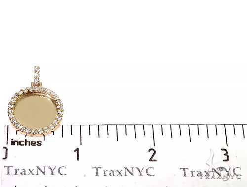 14K Yellow Gold Sweet Memories Collection Mini Diamond Photo Pendant 66261 - Image 6