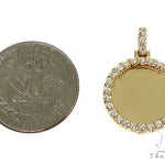 14K Yellow Gold Sweet Memories Collection Mini Diamond Photo Pendant 66260 - Image 5