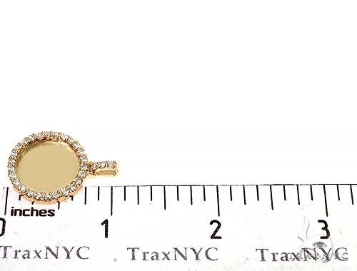 14K Yellow Gold Sweet Memories Collection Mini Diamond Photo Pendant 66260 - Image 7