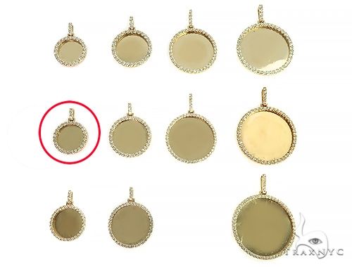 14K Yellow Gold Sweet Memories Collection Mini Diamond Photo Pendant 66260 - Image 8