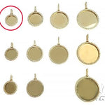 14K Yellow Gold Sweet Memories Collection Mini Diamond Photo Pendant 66261 - Image 8