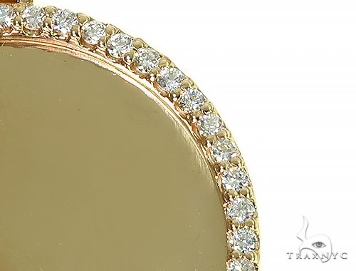 14K Yellow Gold Sweet Memories Collection Diamond Photo Pendant 66282 - Image 4