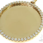 14K Yellow Gold Sweet Memories Collection Diamond Photo Pendant 66282 - Image 5