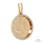 14K Yellow Gold Sweet Memories Collection Diamond Photo Pendant 67369 - Image 2