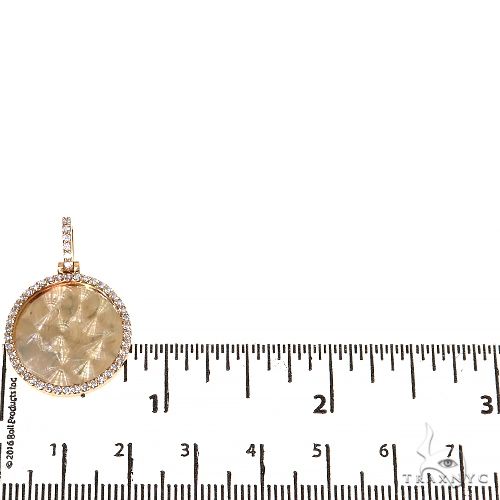 14K Yellow Gold Sweet Memories Collection Diamond Photo Pendant 67369 - Image 5